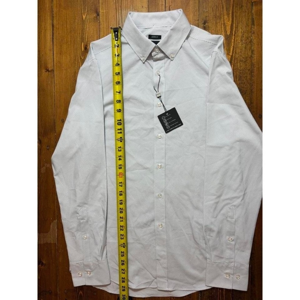 WEARNESS Kenneth Cole Dress Shirt – Men's Medium (16–16½, 32/33) – NWT White - Picture 3 of 5